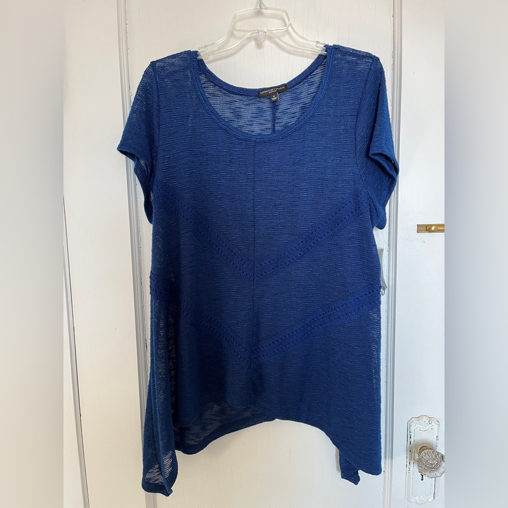 Meshy overlay top by Signature Studio Woman 1 X, NWT